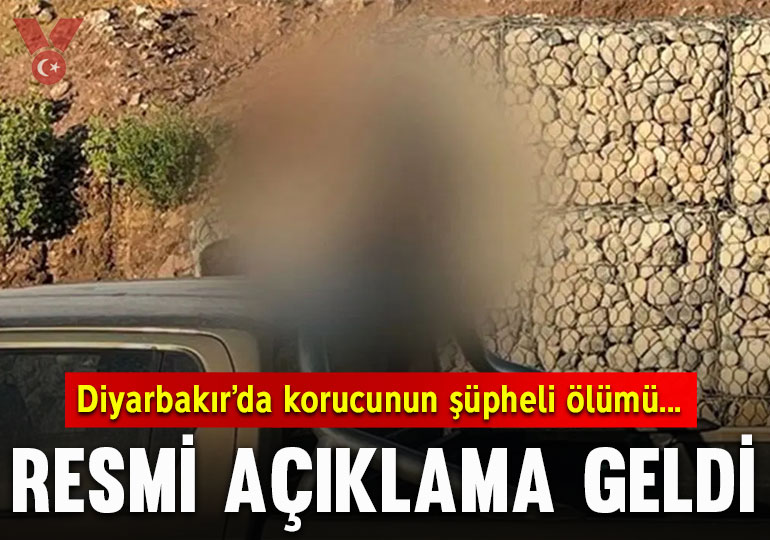 Diyarbakır’da korucunun şüpheli ölümü… Valilikten açıklama geldi!