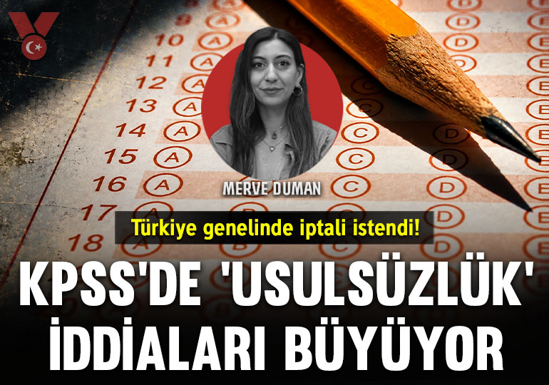 KPSS’de ‘usulsüzlük’ iddiaları büyüyor… Türkiye genelinde iptali istendi!