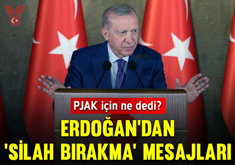 Erdoğan’dan ‘silah bırakma’ mesajları… İran’daki PJAK hareketliliğine ne dedi?