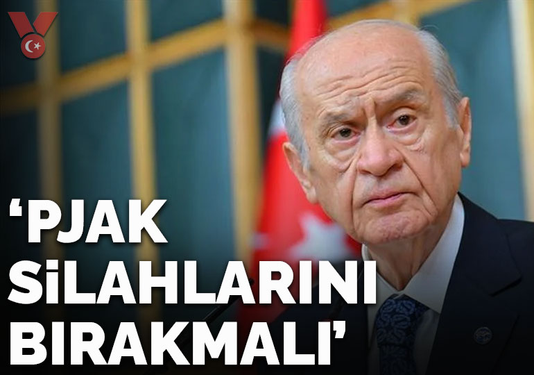 Bahçeli: ‘PJAK silahlarını bırakmalı, bölgesel barış için adım atılmalı’