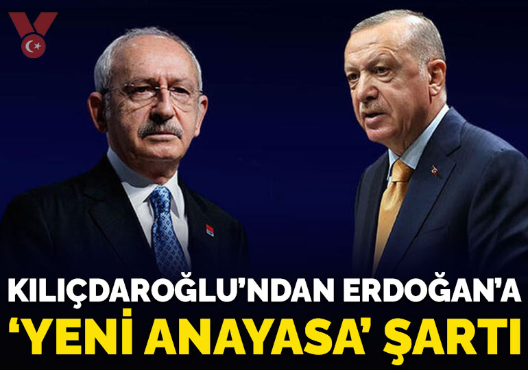 Kılıçdaroğlu’ndan Erdoğan’a ‘yeni anayasa’ şartı