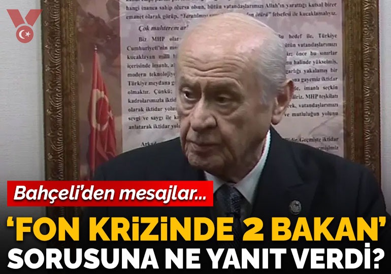 Bahçeli’ye ‘fon krizinde iki bakan’ sorusu