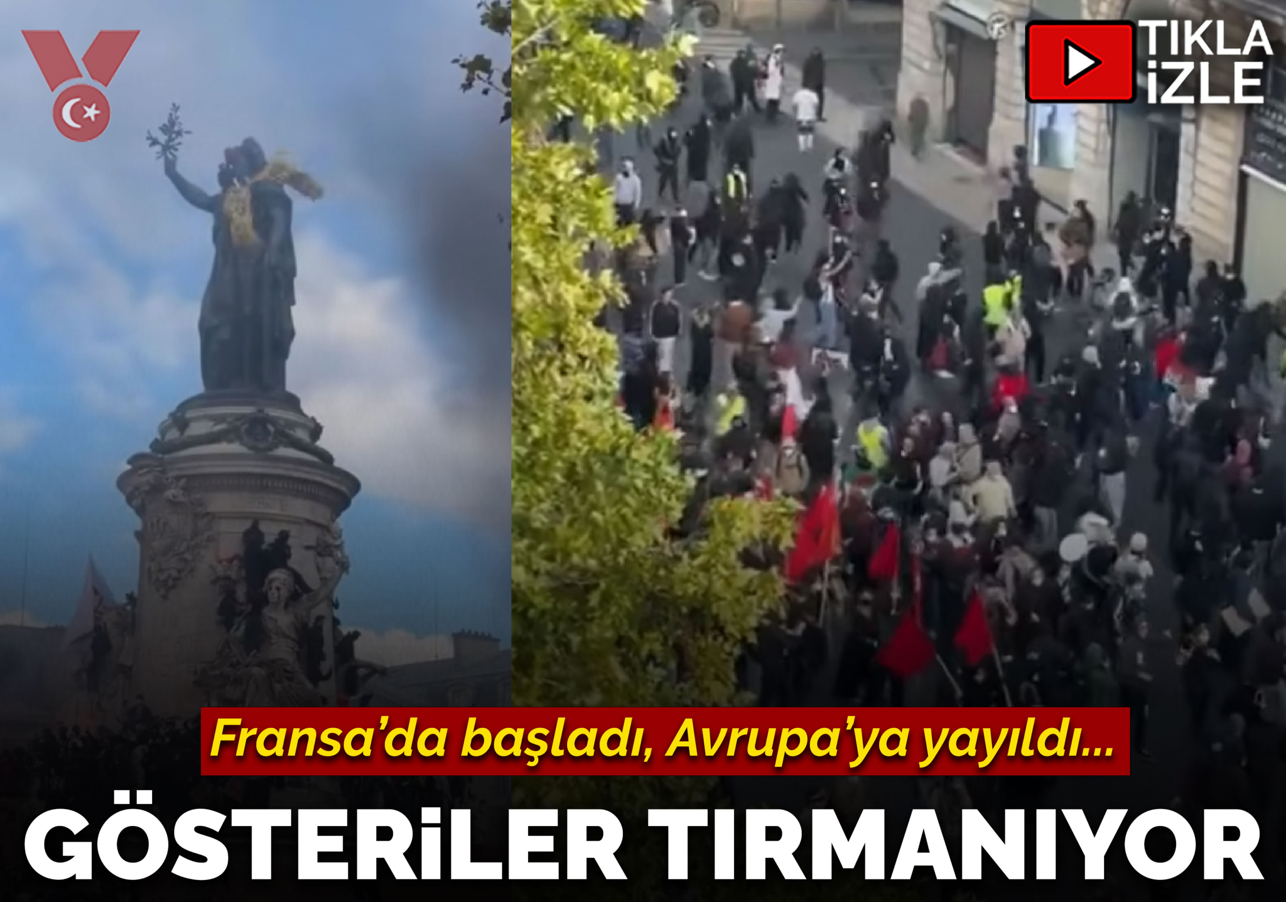 Avrupa’da gösteriler tırmanıyor: Fransa’nın ardından birçok ülkede protesto