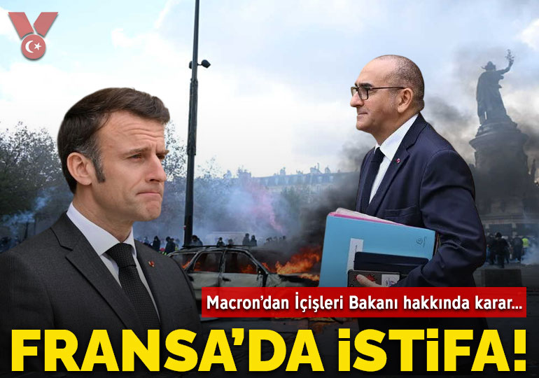 Fransa’da protestolar istifa getirdi! Macron’dan karar…