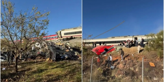 İspanya’da iki hızlı tren çarpıştı: Çok sayıda ölü var!