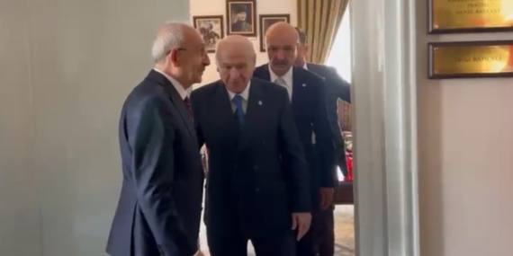TBMM’de sürpriz görüşme: Kılıçdaroğlu ve Bahçeli bir araya geldi