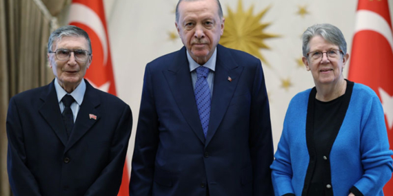 Erdoğan, Aziz Sancar’ı kabul etti